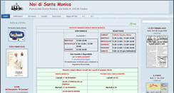 Desktop Screenshot of noidisantamonica.it